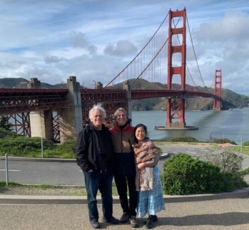 Raymond Archambault, Kit Leung and Antoine Alary at Golden Gate Bridge Lookout