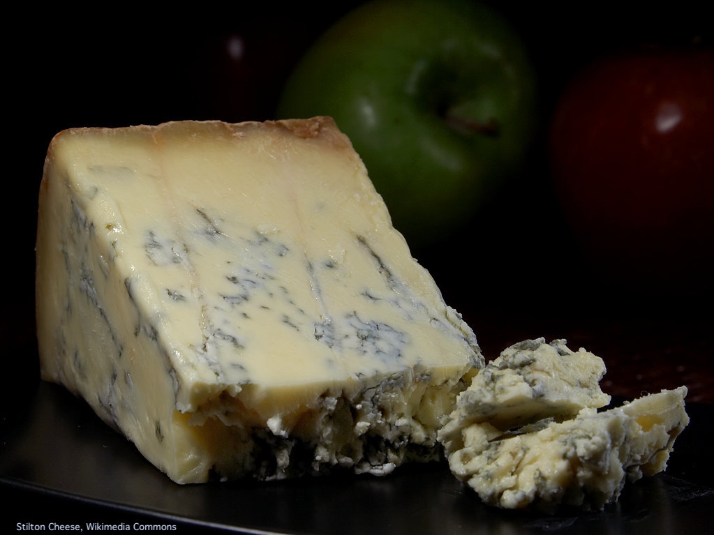 Stilton, blue cheese
