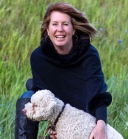 Speaker Maria Finn with her Truffle Dog